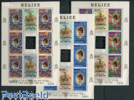 Royal baby 3 minisheets