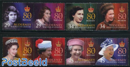 Elizabeth II 80th birthday 4x2v [:]
