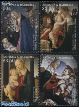 Christmas 4v, Botticelli Paintings