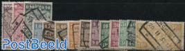 Railway stamps 14v