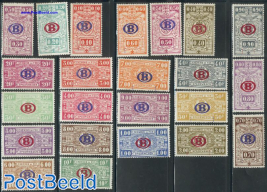 Railway stamps 23v