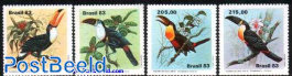 Birds/ toucans 4v