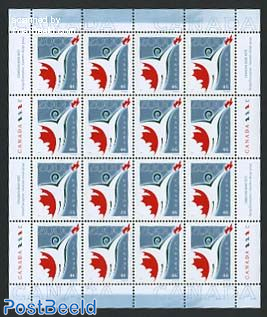 New millennium sheet (of 16 stamps)