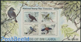 Colombo Stamp Fair 2010 Overprint s/s