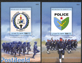 Gendarmerie, police 2 s/s