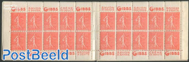 20x50c booklet (Gibbs 4x)