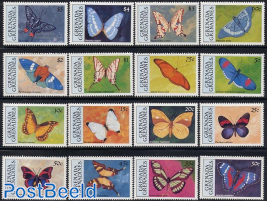 Definitives, butterflies 16v
