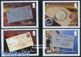 Postal history 4v