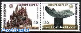Europa, sculptures 2v from booklet