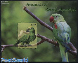 Animals of South America, Parrots s/s