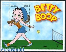 Betty Boop with tennis racket s/s