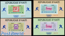 Olympic Games 1896-1968 4 s/s