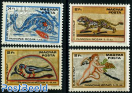 Stamp Day, mosaics 4v