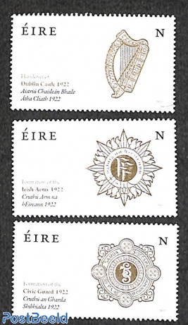 Irish army, Dublin Castle, Civic Guard 3v