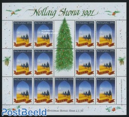Christmas m/s (with 13 stamps)