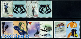 Personal stamps, sports 5v (3v+[:]) (pictures on tab may vary)