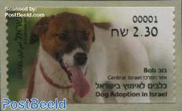 Automat Stamp, Dog Adoption, Bob 1v (face value may vary)