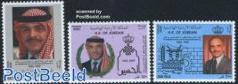 King Hussein II 3v