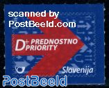 Priority stamp 1v s-a (light blue)