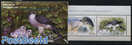 Birds of prey booklet, joint issue Russia