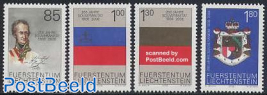 200 Years Liechtenstein 4v