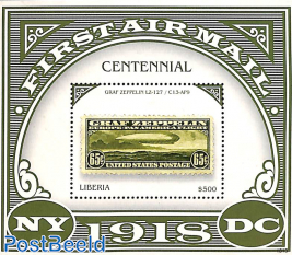 Airmail centenary s/s