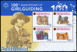 100 Years Girl Guides 4v m/s