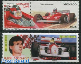 Gilles Villeneuve, Ayrton Senna 4v (2x[:])
