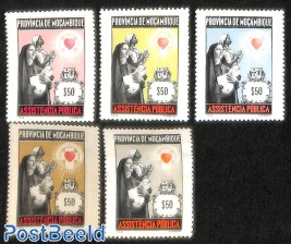 Welfare stamps 5v