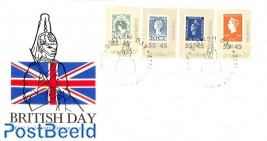 Amphilex 1977, British Day, cover with set