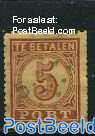 5c, Postage due, Perf. 13.25, Type A
