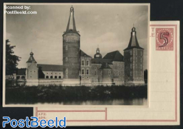 Postcard 5c on 7.5c, Castles No. 22, Hoensbroek
