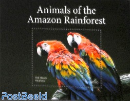 Animals of the Amazon rainforest s/s