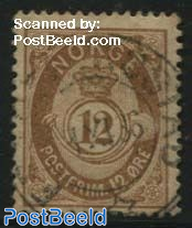 12o, Greybrown, Stamp out of set