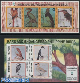 Endangered birds 2 s/s