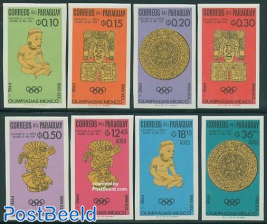 Pre olympic games 8v imperforated