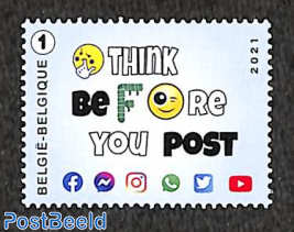 Think before you post 1v