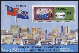 New Zealand stamp exposition s/s