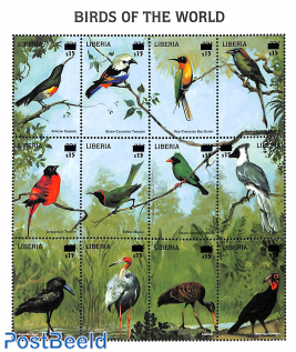 Bird overprints 12x15$, m/s