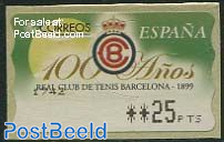 Barcelona Tennis club, Automat stamp (face value may vary)