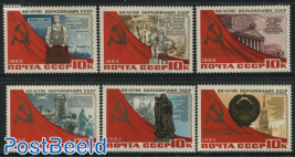 60 years Soviet Union 6v