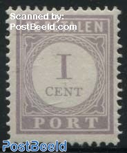 1c, Postage due, perf. 12.5, Stamp out of set
