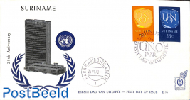 25 years UNO 2v, FDC without address