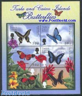 Butterflies 6v m/s, Papilio cresphontes