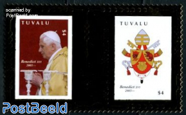 Pope Benedict XVI 1v, gold