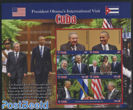 Obama Visits Cuba 6v m/s