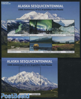 Alaska 150 Years to USA 2 s/s