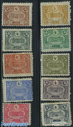Definitives, post office 10v