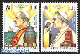 Pope Paul VI & Pope John Paul I 2v