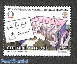Villa Madama 1v, joint issue Italy